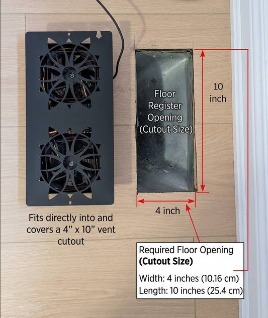 Booster Vent - Metal Black