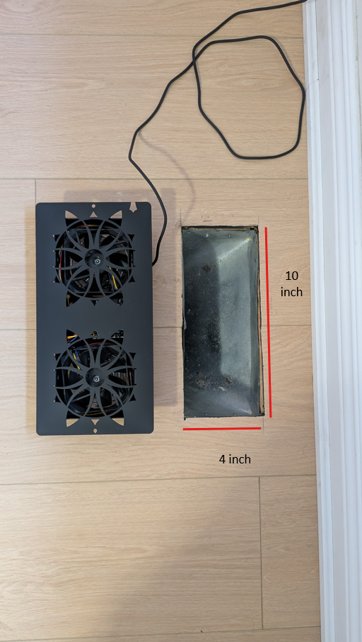 Booster Vent - Metal Black
